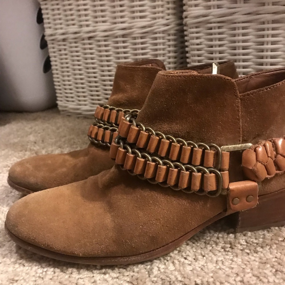 Sam Edelman brown booties